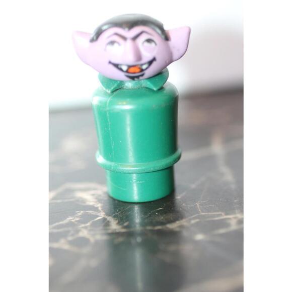 Fisher-Price Other - Vintage 1973 Fisher Price 937 938 Sesame Street Muppets Little People The Count